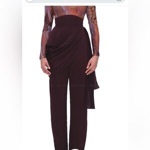 NWT Andrea Iyamah Berry Loti Pants